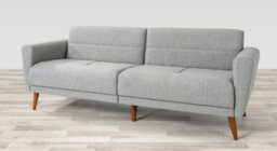 Airsprung Japandi 3 Seater Storage Sofa Bed Oat Grey