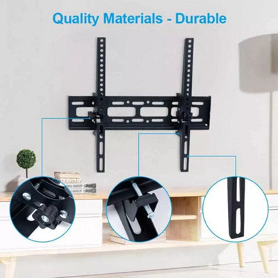 Maestro craft Tv Wall Bracket Mount Tilt For  32 40 50 55 Upto 70 Inch Flat Lcd Led Qled Tvs