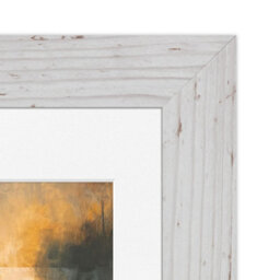 Ak Frames White Rustic 8X8 Frame With 6X6 Mount And Perspex Front - thumbnail 7