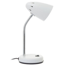 Orsina Matte White Desk Lamp, Adjustable Living Room Desk Lamp,  Minimalistic Desk Lamp For Reading & Writing - thumbnail 1