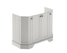 Old London Floor Standing Vanity Unit, Durable 4 Angled Door Sink Cabinet With Shelf - thumbnail 1