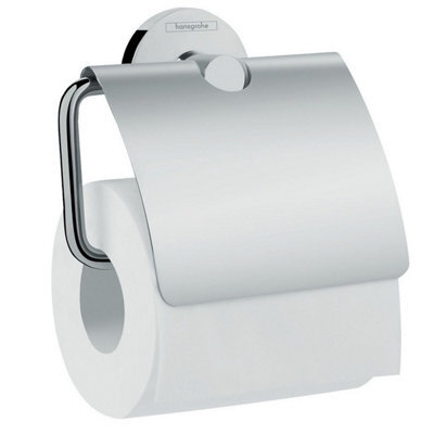 Hansgrohe Logis Universal Toilet Roll Holder With Cover - image 1