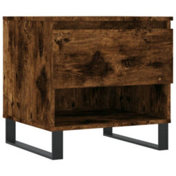 Berkfield Coffee Tables 2 Pcs Smoked Oak 50X46X50 Cm Engineered Wood - thumbnail 5