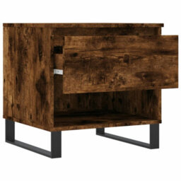 Berkfield Coffee Tables 2 Pcs Smoked Oak 50X46X50 Cm Engineered Wood - thumbnail 7
