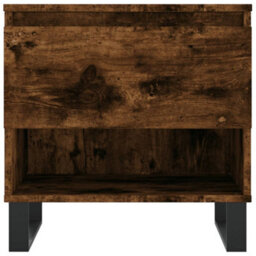 Berkfield Coffee Tables 2 Pcs Smoked Oak 50X46X50 Cm Engineered Wood - thumbnail 6