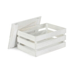 Red Hamper Wb034L Wood Medium Vintage Slatted Wooden Box - thumbnail 2