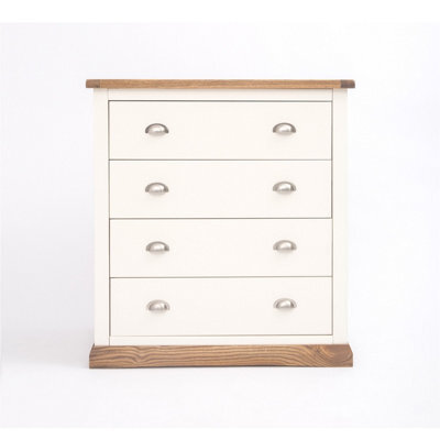 Cabinet Bits Tropea 4 Drawer Chest Of Drawers Chrome Cup Handle - image 1
