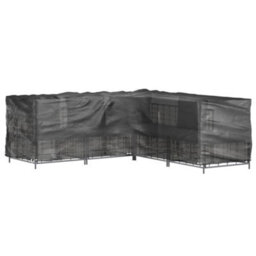 Walplus L-Shaped Outdoor Garden Furniture Covers 2 Pcs 16 Eyelets 285X285X90 Cm - thumbnail 7