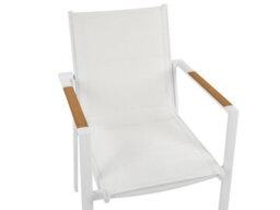 Beliani Garden Dining Set 4 Seater Maletto/busseto Metal Marble Effect White - thumbnail 9