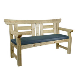 Package: Cherry Blossom Bench 2 Seater Bench And Dark Grey Seat Pad By Zest Outdoor Living - thumbnail 4