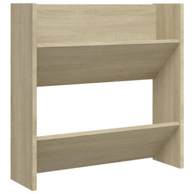 Berkfield Modern Wall Shoe Cabinet Sonoma Oak 60X18X60 Cm Engineered Wood - image 1