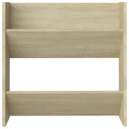 Berkfield Modern Wall Shoe Cabinet Sonoma Oak 60X18X60 Cm Engineered Wood - thumbnail 4
