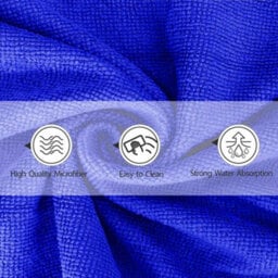 10 X Large Microfibre Cleaning Auto Car Detailing Soft Cloths Wash Towel Duster - thumbnail 4