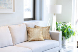 Marrakesh Cushion Cover In Gold - thumbnail 2