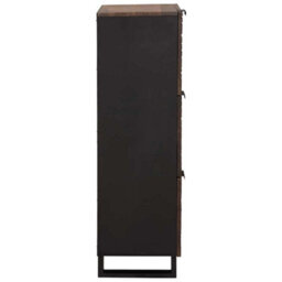 Berkfield Highboard Walnut Wood Brown Medium - thumbnail 4