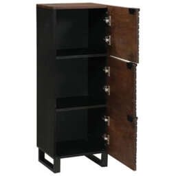 Berkfield Highboard Walnut Wood Brown Medium - thumbnail 2