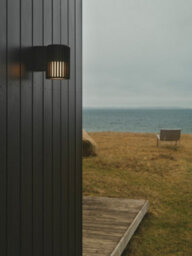 Nordlux Aludra Outdoor Aluminium Wall Light Coastal/marine Safe Black,mains - thumbnail 4