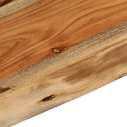 Berkfield Wall Shelf 50X30X2.5 Cm Rectangular Solid Wood Acacia Live Edge - thumbnail 6