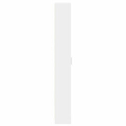 Vidaxl Wardrobe With Shelf White 55 X 25 X 189 Cm Engineered Wood - thumbnail 7