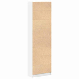 Vidaxl Wardrobe With Shelf White 55 X 25 X 189 Cm Engineered Wood - thumbnail 8