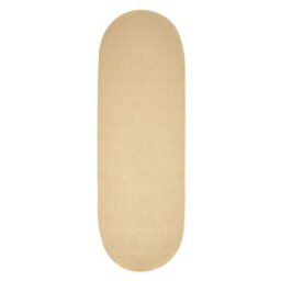 Homescapes Linen Handmade Woven Braided Oval Rug, 66 X 200 Cm - thumbnail 2