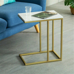 Decorative Marble End Table Coffee Sofa Bedside Table - thumbnail 5