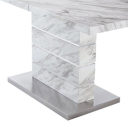 Furniture in Fashion Parini Small Extending Dining Table In Magnesia Marble Effect - thumbnail 9