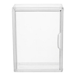 Living And Home Wall Mount Transparent 3 Tier Plastic Display Case Magnetic Door Dustproof Collectible Storage Box - thumbnail 4