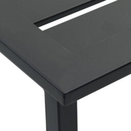 Berkfield Bar Stools 4 Pcs Black 38X38X80 Cm Powder-Coated Steel - thumbnail 8