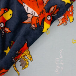 Gruffalo & Friends Zog The Dragon Stars Fleece Blanket - thumbnail 6