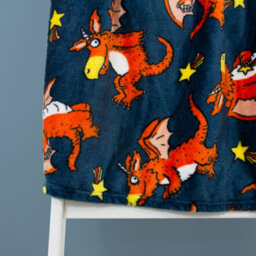 Gruffalo & Friends Zog The Dragon Stars Fleece Blanket - thumbnail 3