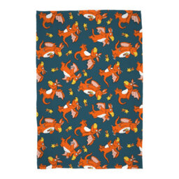 Gruffalo & Friends Zog The Dragon Stars Fleece Blanket - thumbnail 1