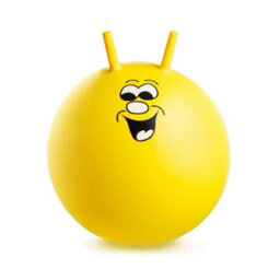 "Wilton Bradley Toyrific Large 20"" Retro Jump N Bounce Kids Space Hopper -Yellow"