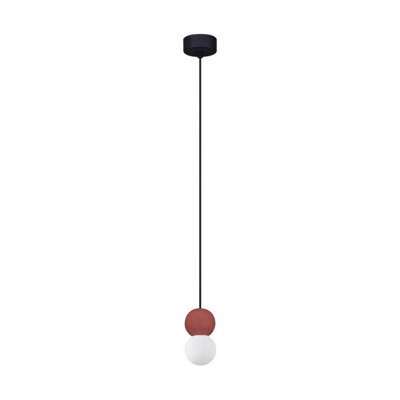 Luminosa Lighting Luminosa Zero Slim Pendant Ceiling Light Red Led G9 1X5W - image 1