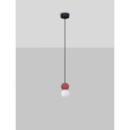 Luminosa Lighting Luminosa Zero Slim Pendant Ceiling Light Red Led G9 1X5W - thumbnail 3