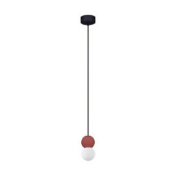 Luminosa Lighting Luminosa Zero Slim Pendant Ceiling Light Red Led G9 1X5W - thumbnail 1