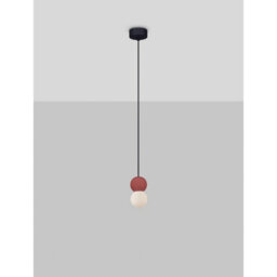 Luminosa Lighting Luminosa Zero Slim Pendant Ceiling Light Red Led G9 1X5W - thumbnail 4