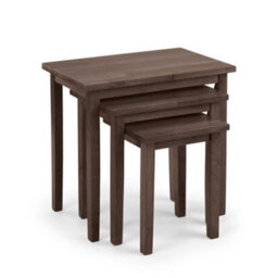 Oakham Inverlochy Walnut Nest Of Tables In Cashew - thumbnail 1