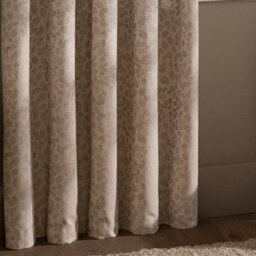 Wylder Grace Leaf Floral Jacquard Room Darkening Eyelet Curtain Pair, Taupe, (W) 168Cm X (D) 183Cm - thumbnail 5