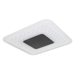 Luminosa Lighting Luminosa Gisell Square Integrated Led Semi Flush Ceiling Light White Matt 1X Led Dimmable 2700-6000K Remote Control - thumbnail 2