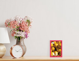 A5 Bright Pink Picture Frame Fits A5 (14.8 X 21Cm - 5.8 X 8.3In) Poster, Photo, Artwork, Or Print. - thumbnail 4