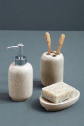 Orsina Canyon Natural Stone Effect Toothbrush Holder - thumbnail 2