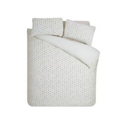 Catherine Lansfield Cosy Spot Fleece King Duvet Cover Set With Pillowcases Cream - thumbnail 4