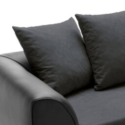 Abakus Direct Dylan Collection 2 Seater Sofa In Black - thumbnail 9