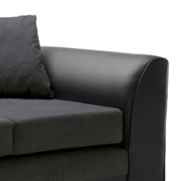 Abakus Direct Dylan Collection 2 Seater Sofa In Black - thumbnail 8