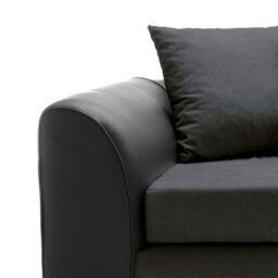 Abakus Direct Dylan Collection 2 Seater Sofa In Black - thumbnail 7