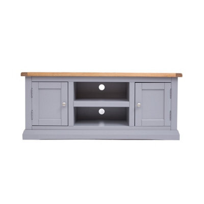 Cabinet Bits Rocca Grey 2 Door Tv Cabinet Chrome Knob - image 1