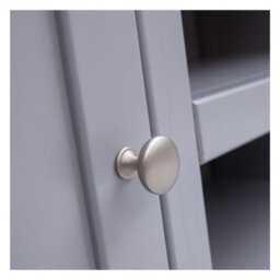 Cabinet Bits Rocca Grey 2 Door Tv Cabinet Chrome Knob - thumbnail 5