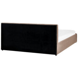Beliani Ottoman Bed Boucle Bousse 160 X 200 Cm (Eu King Size) Taupe - thumbnail 8