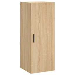 Berkfield Wall Mounted Cabinet Sonoma Oak 34.5X34X90 Cm - thumbnail 2